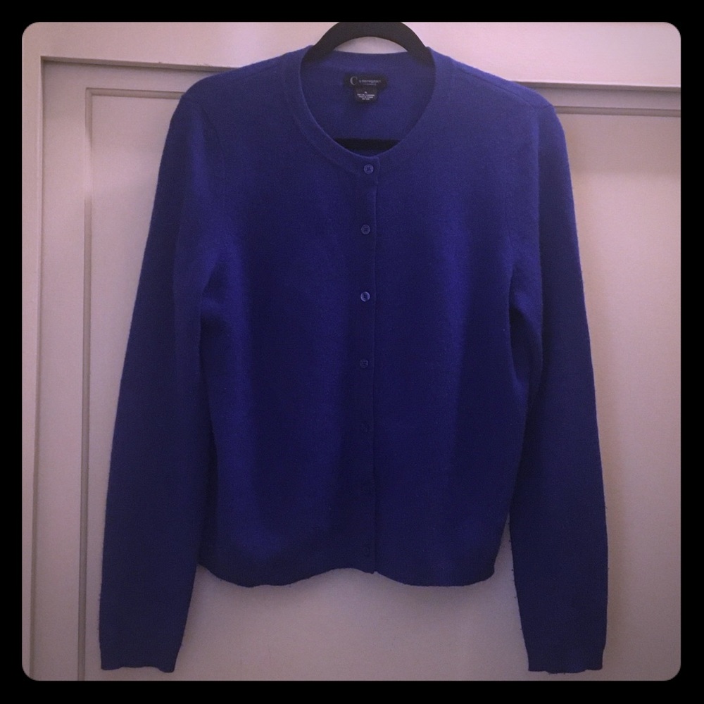 Cobalt Blue Cashmere Cardigan!